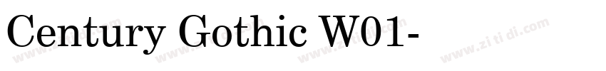 Century Gothic W01字体转换 Century Gothic W01字体转换